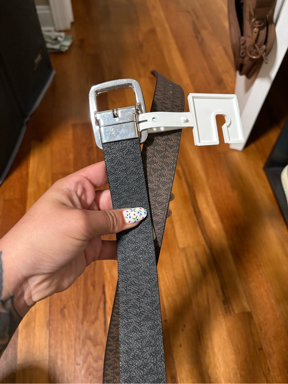 Michael Kors Reversible Belt - Black/Brown